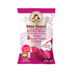 Mae Napa Steamed Sticky Rice Cake Sweet Potato 80g