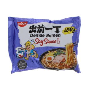 Nissin Instant Noodle Demae Ramen Soy Sauce 100g