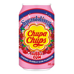 Chupa Chups Sparkling Bubble Gum Cherry 345ml