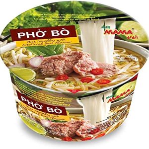 Mama Instant Noodle Pho Beef Bowl 65g