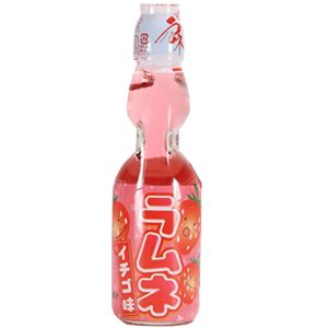 Hatakosen Ramune Strawberry 200ml