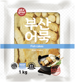 All Groo Pre-fried Fish Cake Mixed Shapes 1kg