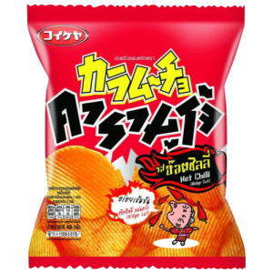 Karamucho Potato Chips Ridge Cut Hot Chilli 60g