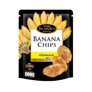 Jiraporn Banana Chips 80g
