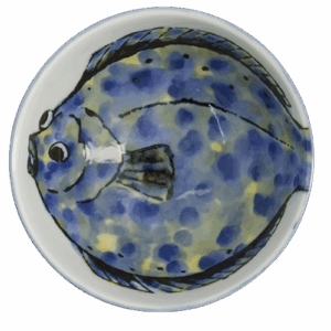 Tokyo Design Rice Bowl Fish Blue 300ml