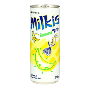 Lotte Milkis Soft Drink Banana 250ml