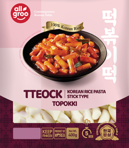 All Groo Rice Cake Sticks Topokki 400g