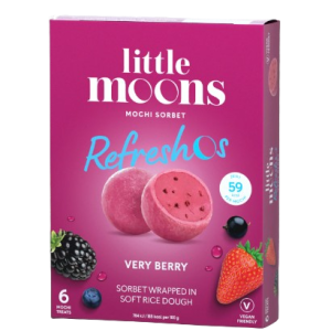 Little Moon Mochi Refreshos Fruity Sorbet Very Berry 192g