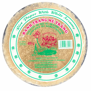 Double Lotus White Sesame Rice Paper Cracker 400g