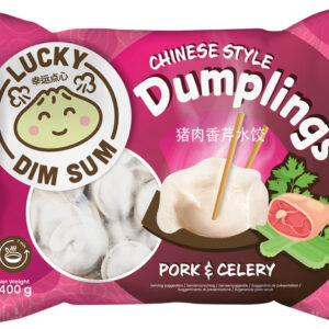Lucky Dim Sum Dumplings Pork Celery 400g