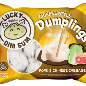 Lucky dim Sum Dumplings Pork Cabage 400g