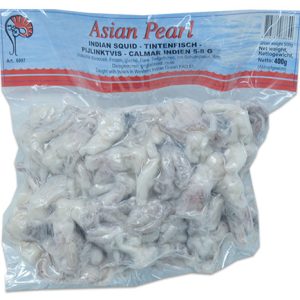 Mooijer Indian Squid Heads Raw 5-8 500g