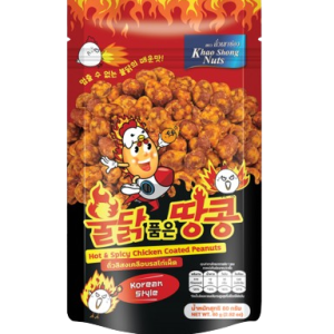 Khao Song Korean Hot n Spicy Chicken Coated Peanut 80g