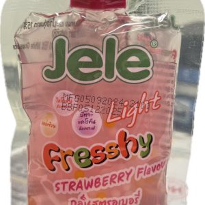 Jele Jelly Light Pouch Freshy Strawberry Flavor 125g