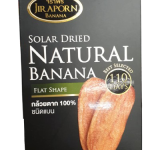 Jiraporn Solar Dried Banana Flat Shape 450g