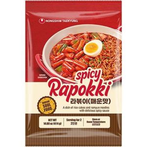 Nongshim Topokki with Ramyun Spicy Rapokki 414g