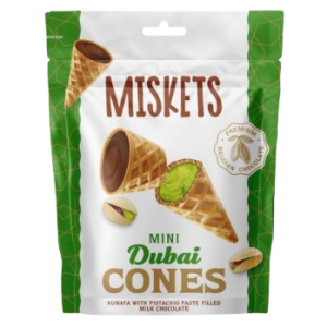 Miskets Cornet Milk Dubai Chocolate 50g