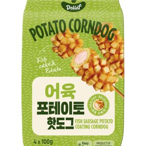 Delief Fish Sausage Potato Corn Dog 400g