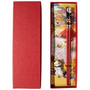 GT Lucky Cat Chopsticks Gift Box